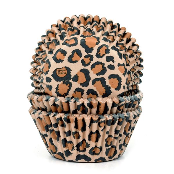 Muffinförmchen ’Leopard’ / 48Stk - Muffinbackform Sugar Sweet Kitchen