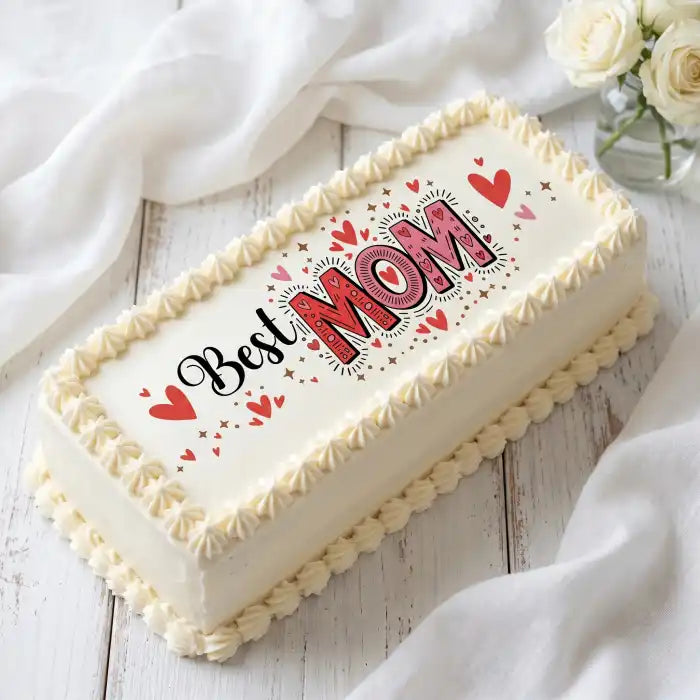 Cake Aufleger Muttertag 12 – essbar & exklusiv - Fondant- Torten- Cupcakeaufleger Sugar Sweet Kitchen