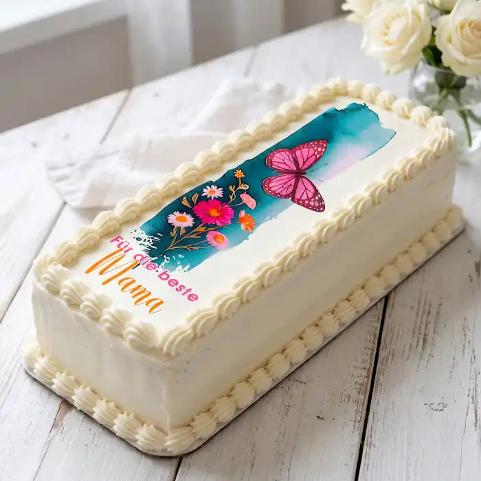 Cake Aufleger Muttertag 06 – essbar & exklusiv - Fondant- Torten- Cupcakeaufleger Sugar Sweet Kitchen