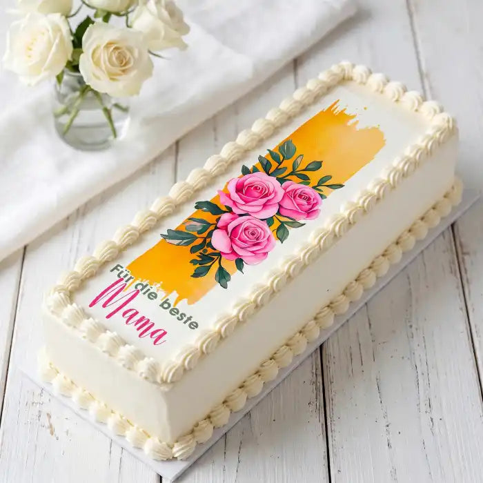 Cake Aufleger Muttertag 08 – essbar & exklusiv - Fondant- Torten- Cupcakeaufleger Sugar Sweet Kitchen