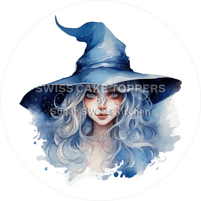 Mystische Hexe-Tortenaufleger11 - personalisierbar