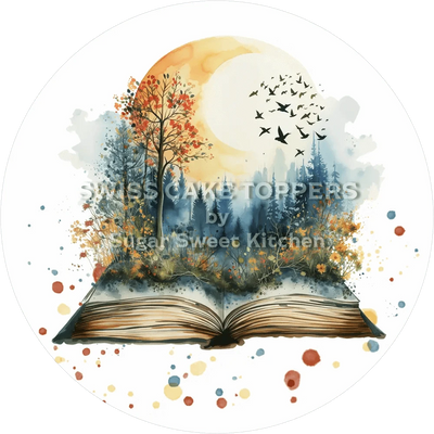 Mystischer Zauberwald-Tortenaufleger5 - personalisierbar