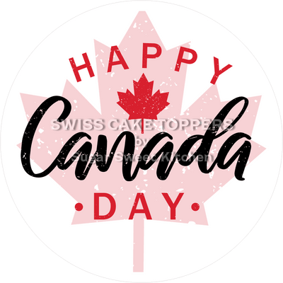Nationalfeiertag Canada-Tortenaufleger1 - personalisierbar