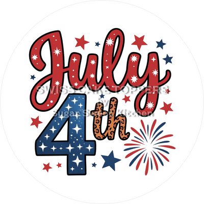 Nationalfeiertag USA - Tortenaufleger2 - personalisierbar