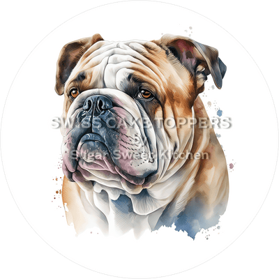 Niedlicher Hunde-Tortenaufleger3 - personalisierbar