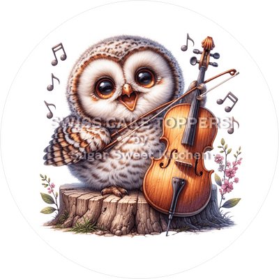 Niedlicher Tortenaufleger Musik19 - personalisierbar