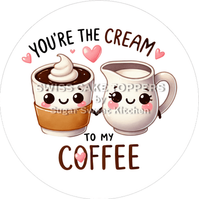 Niedlicher Valentins- Tortenaufleger LV7 - personalisierbar (Kopie)