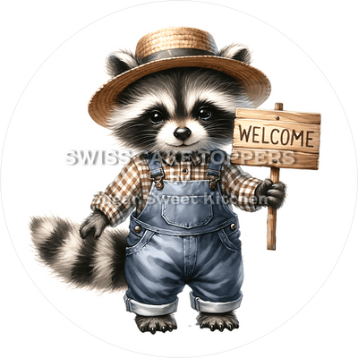 Niedlicher Welcome-Tortenaufleger 5 - personalisierbar