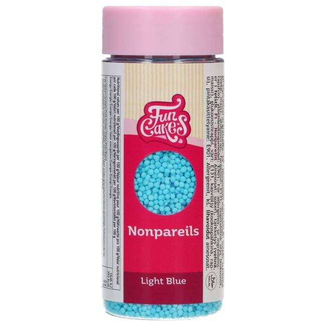 Nonpareils Zuckerperlen hellblau FC / 80g - Sugar Sweet Kitchen