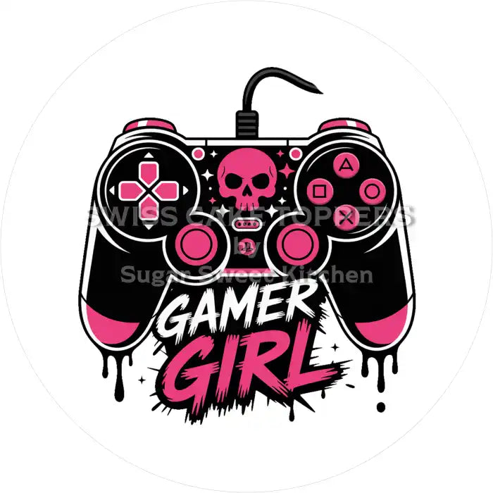 Origineller Gaming-Tortenaufleger2 - personalisierbar - Fondant- Torten- & Cupcakeaufleger Sugar Sweet Kitchen