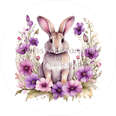 Origineller Hasen-Tortenaufleger1 - personalisierbar