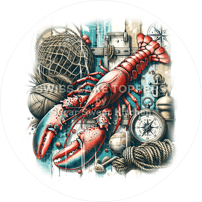 Origineller Hummer-Tortenaufleger1 - personalisierbar