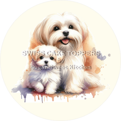 Origineller Hunde-Tortenaufleger23 - personalisierbar