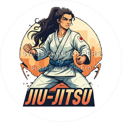 Origineller Jiu-Jitsu-Tortenaufleger5 - personalisierbar