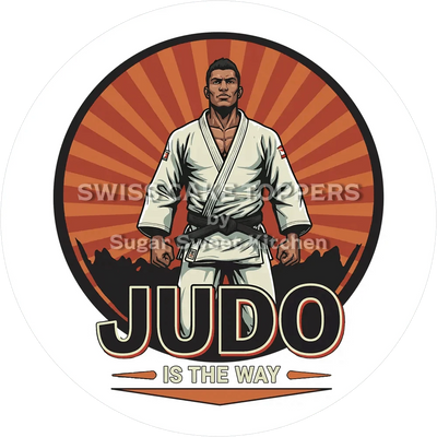 Origineller Judo-Tortenaufleger3 - personalisierbar