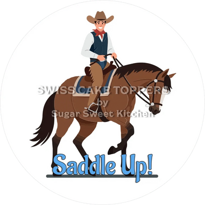 Origineller Reiter-Tortenaufleger9 -  personalisierbar