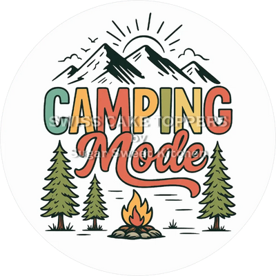 Origineller Tortenaufleger Camping6 - personalisierbar