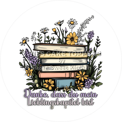 Origineller Tortenaufleger für süsse Botschaften  - personalisierbar