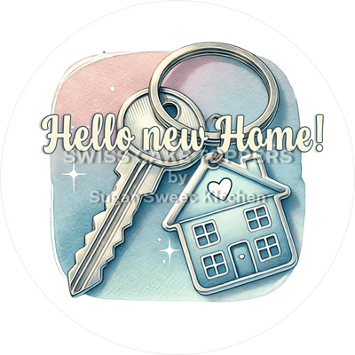 Origineller Tortenaufleger zur Wohnungs-Einweihung - personalisierbar