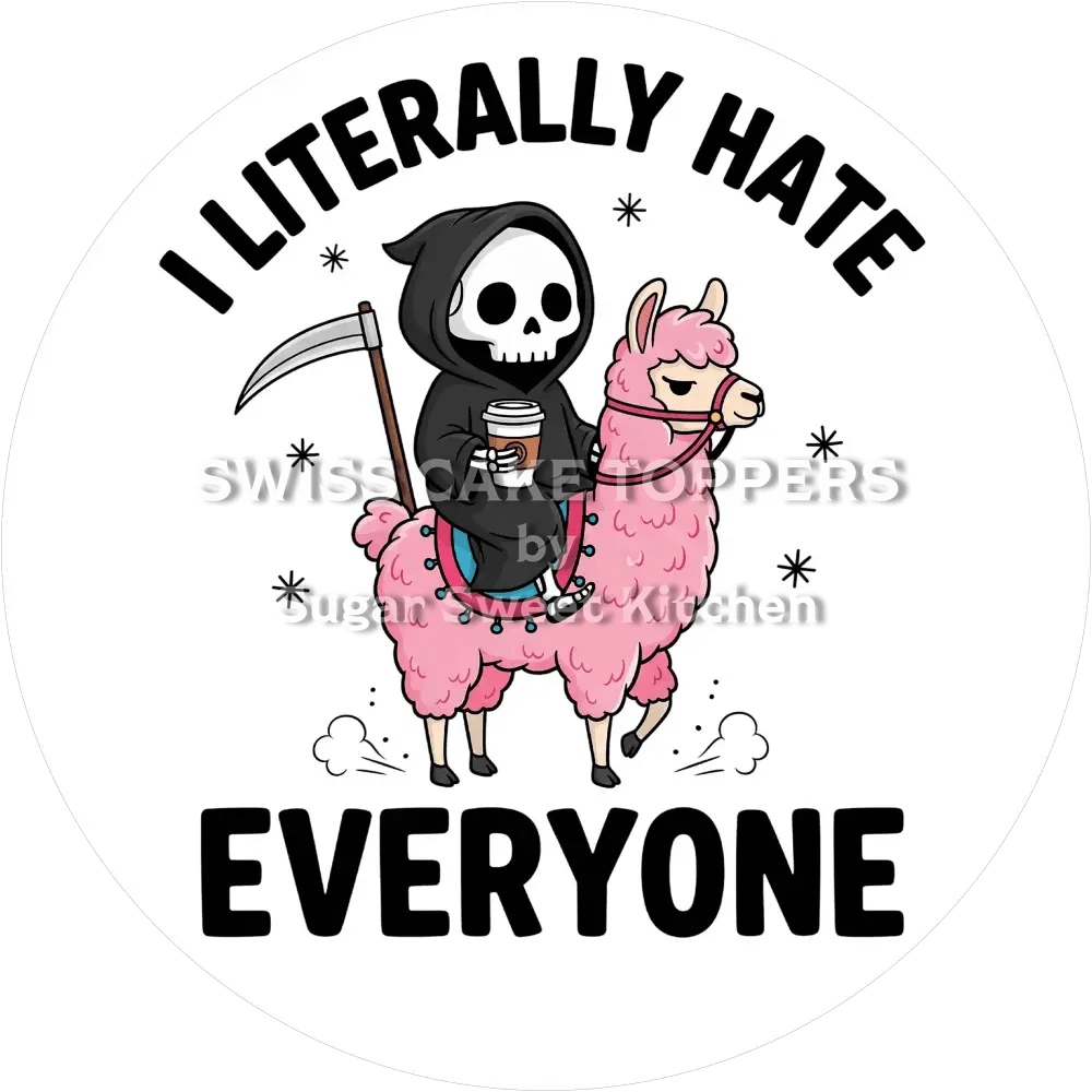 Origineller-Tortenaufleger18 - personalisierbar - Fondant- Torten- & Cupcakeaufleger Sugar Sweet Kitchen