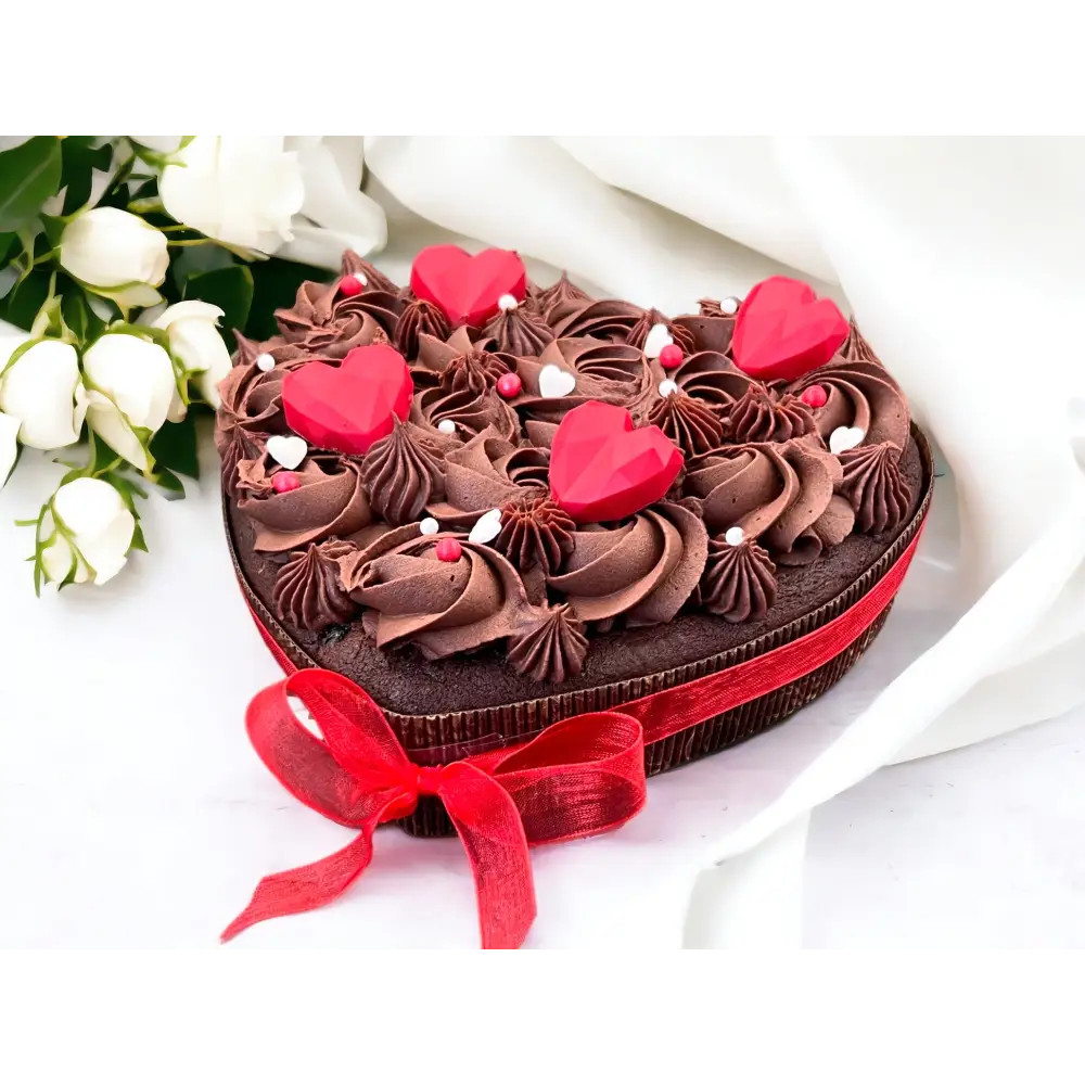 Papierbackform Städter Herz / 4Stk. - Einwegbackform Sugar Sweet Kitchen