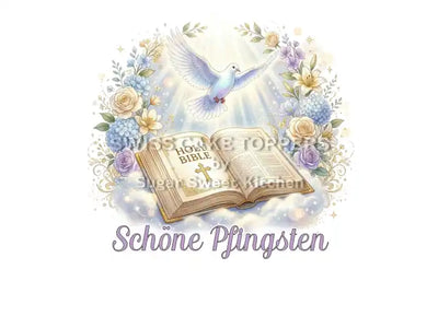 Pfingst-Tortenaufleger1 - personalisierbar