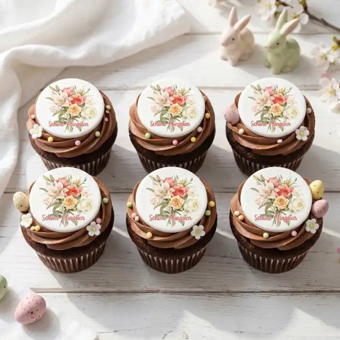 Tortenaufleger Pfingsen 05 - essbar & personalisierbar - Fondant- Torten- Cupcakeaufleger Sugar Sweet Kitchen