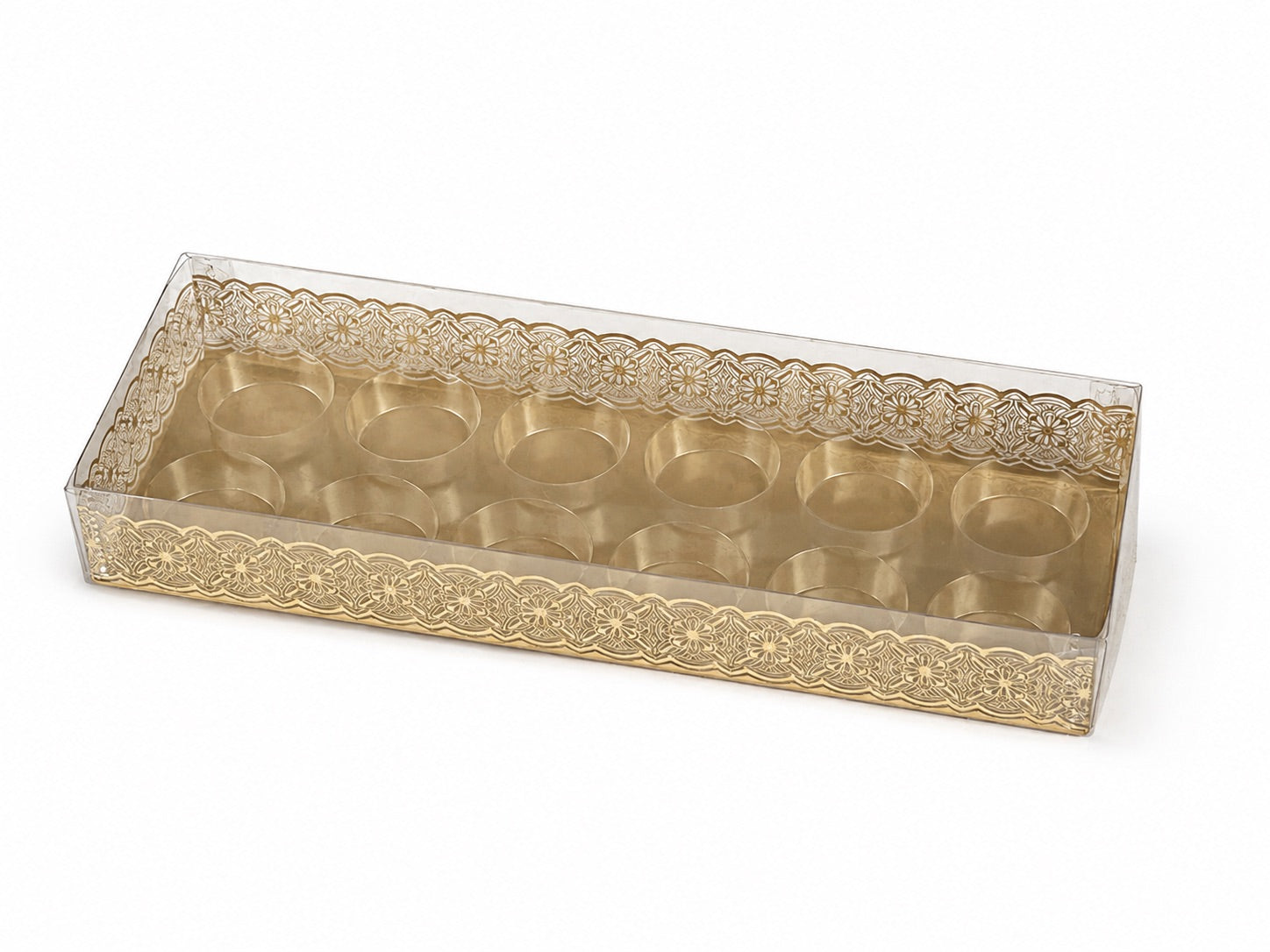 Pralinenbox für 12 Pralinen transparent / 1Stk. - Verpackungen Sugar Sweet Kitchen
