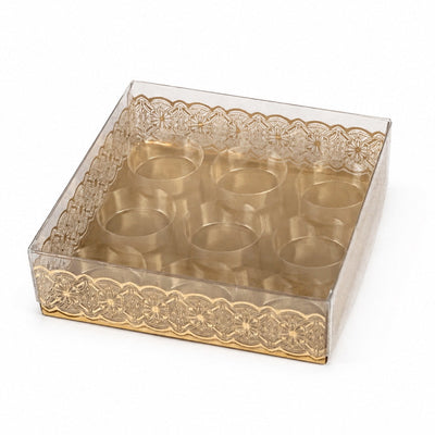 Pralinenbox für 9 Pralinen transparent / 1Stk.