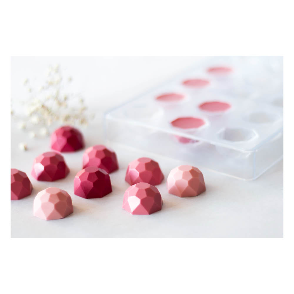 Pralinenform ’Diamant’ Städter - Schokoladenform Sugar Sweet Kitchen