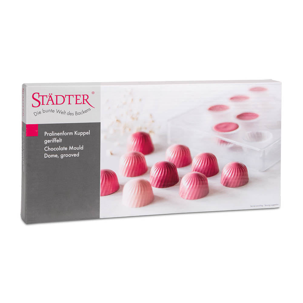 Pralinenform ’Kuppel’ Städter - Schokoladenform Sugar Sweet Kitchen