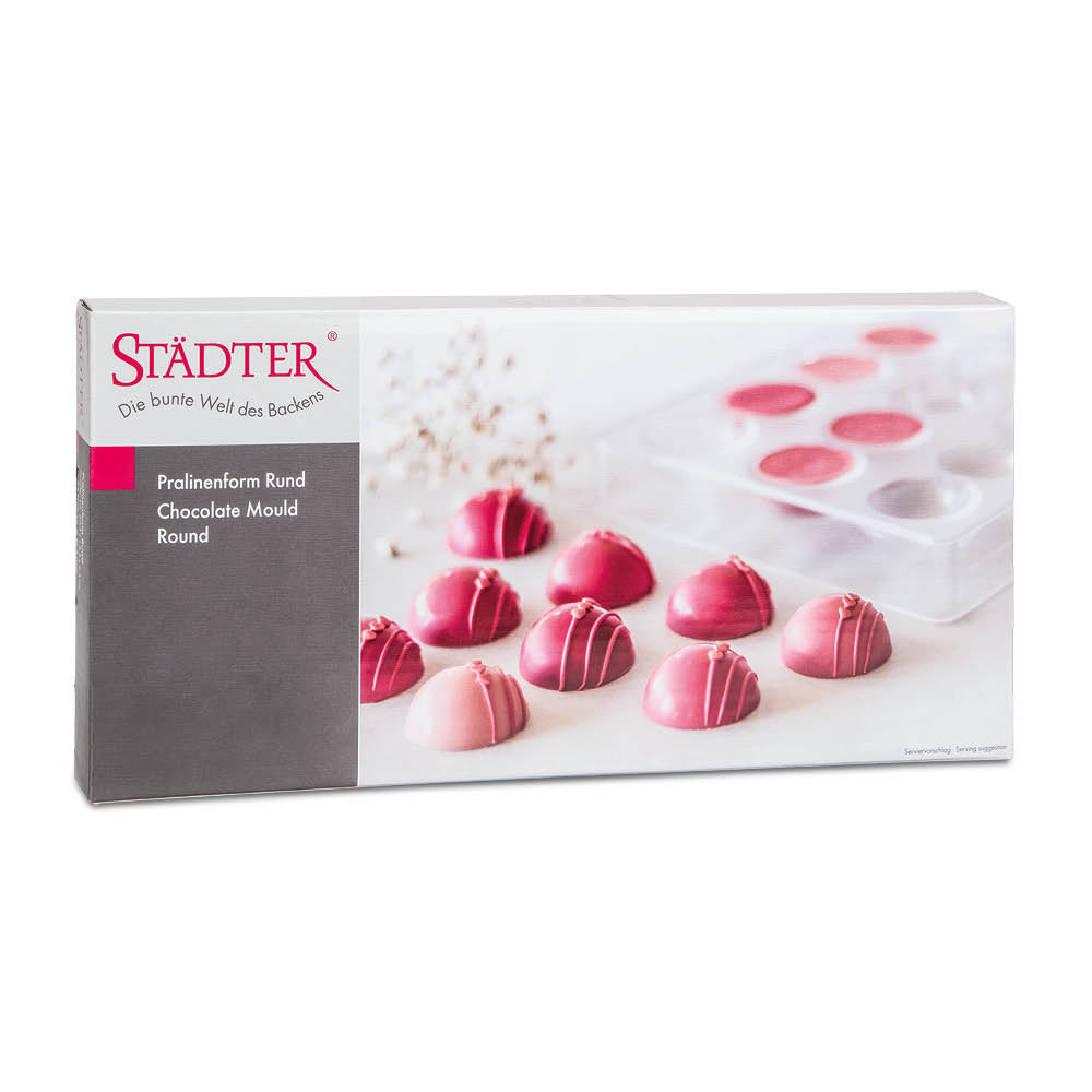 Pralinenform ’Rund’ Städter - Schokoladenform Sugar Sweet Kitchen