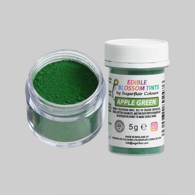 Puderfarben Lebensmittel Sugarflair / 45 Farben - Apple Green - Lebensmittelfarben Sugar Sweet Kitchen