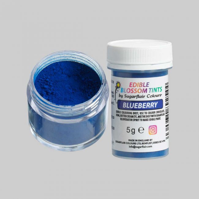 Puderfarben Lebensmittel Sugarflair / 45 Farben - Blueberry - Lebensmittelfarben Sugar Sweet Kitchen