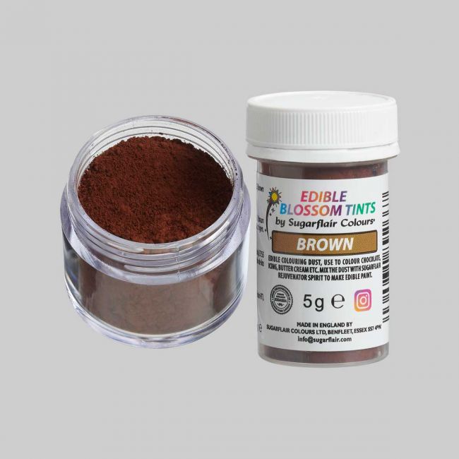 Puderfarben Lebensmittel Sugarflair / 45 Farben - Brown - Lebensmittelfarben Sugar Sweet Kitchen