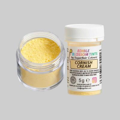Puderfarben Lebensmittel Sugarflair / 45 Farben - Cornish Cream - Lebensmittelfarben Sugar Sweet Kitchen