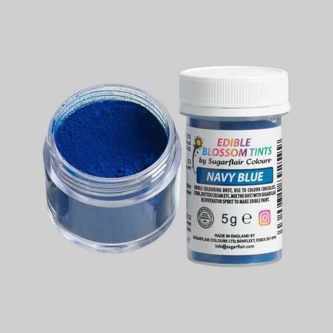 Puderfarben Lebensmittel Sugarflair / 45 Farben - Navy Blue - Lebensmittelfarben Sugar Sweet Kitchen