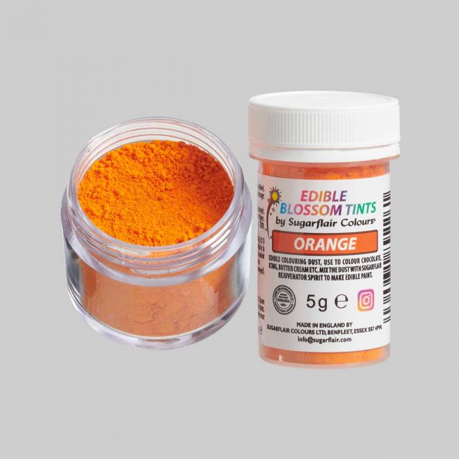 Puderfarben Lebensmittel Sugarflair / 45 Farben - Orange - Lebensmittelfarben Sugar Sweet Kitchen
