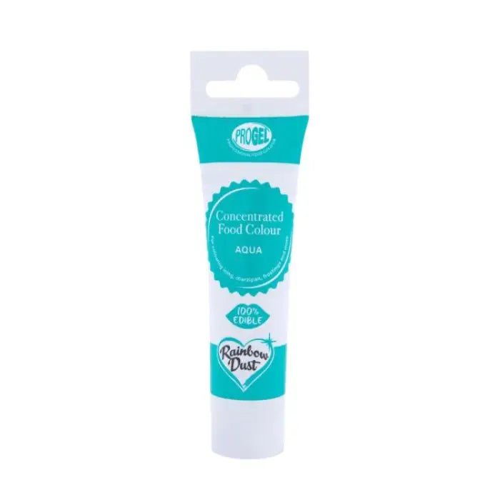 Rainbow Dust Progel Gelfarben je 25g - Aqua - Lebensmittelfarben Sugar Sweet Kitchen