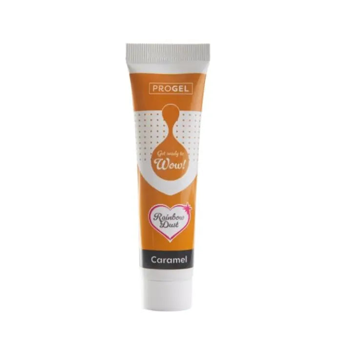 Rainbow Dust Progel Gelfarben je 25g - Caramel - Lebensmittelfarben Sugar Sweet Kitchen