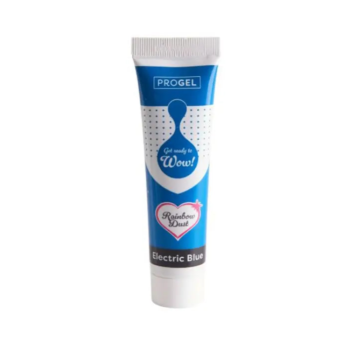 Rainbow Dust Progel Gelfarben je 25g - Electric Blue - Lebensmittelfarben Sugar Sweet Kitchen