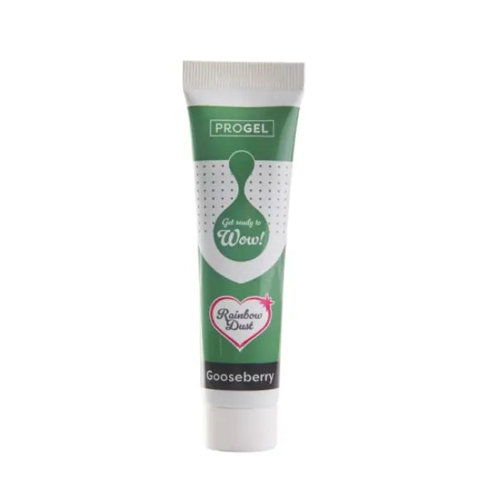Rainbow Dust Progel Gelfarben je 25g - Gooseberry - Lebensmittelfarben Sugar Sweet Kitchen