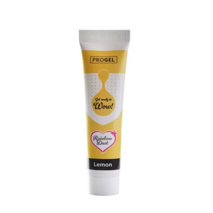 Rainbow Dust Progel Gelfarben je 25g - Lemon - Lebensmittelfarben Sugar Sweet Kitchen