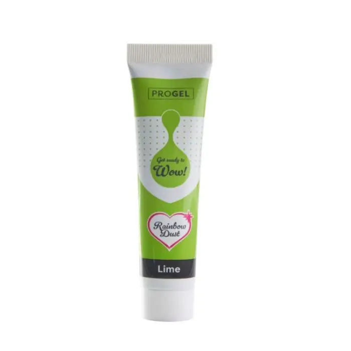 Rainbow Dust Progel Gelfarben je 25g - Lime - Lebensmittelfarben Sugar Sweet Kitchen