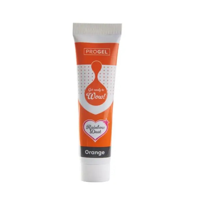 Rainbow Dust Progel Gelfarben je 25g - Orange - Lebensmittelfarben Sugar Sweet Kitchen