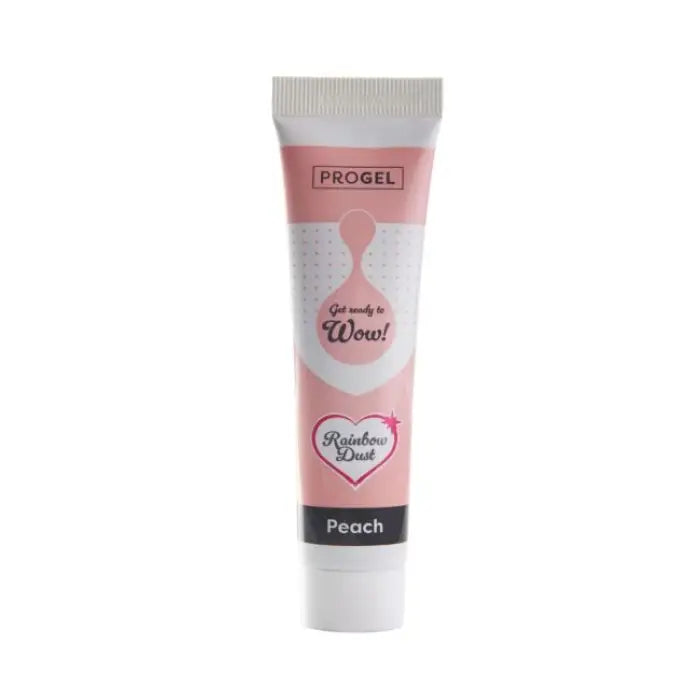 Rainbow Dust Progel Gelfarben je 25g - Peach - Lebensmittelfarben Sugar Sweet Kitchen