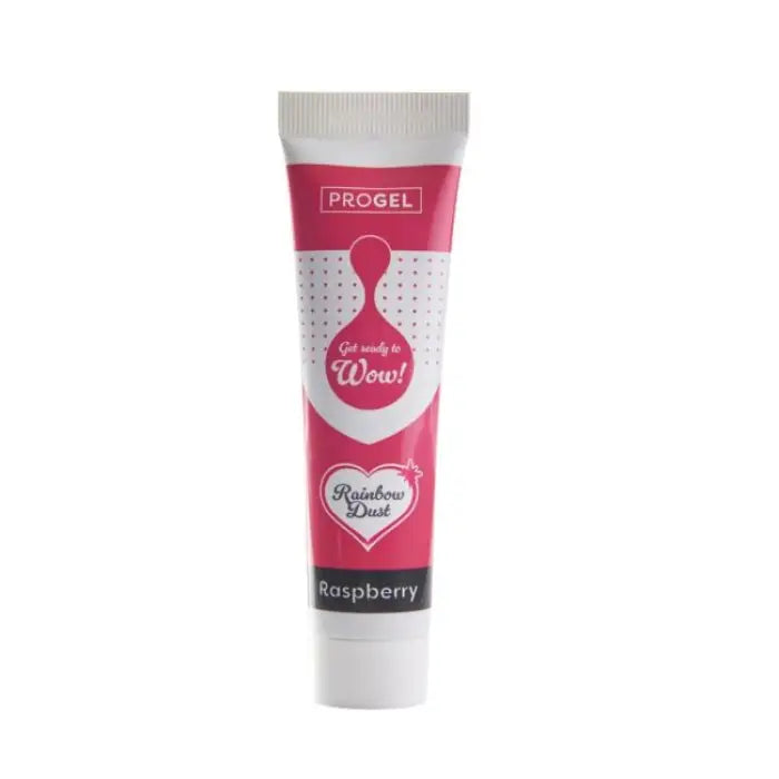 Rainbow Dust Progel Gelfarben je 25g - Raspberry - Lebensmittelfarben Sugar Sweet Kitchen