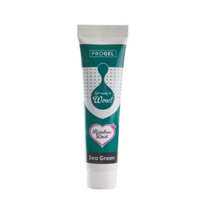 Rainbow Dust Progel Gelfarben je 25g - Sea Green - Lebensmittelfarben Sugar Sweet Kitchen