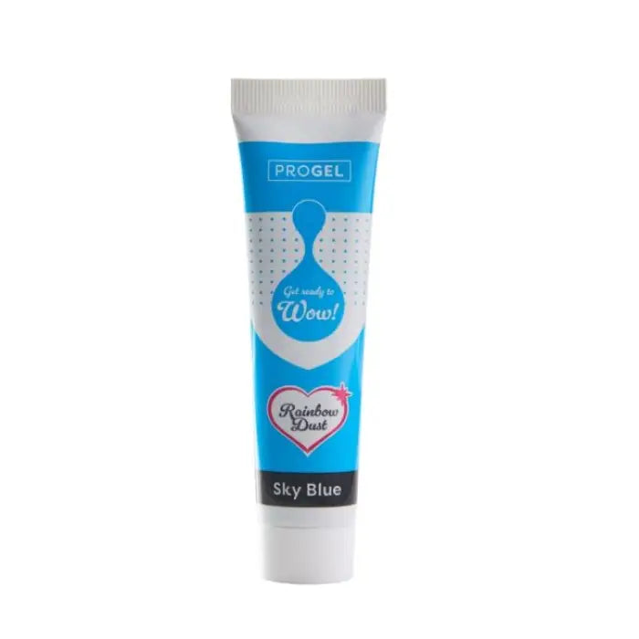 Rainbow Dust Progel Gelfarben je 25g - Sky Blue - Lebensmittelfarben Sugar Sweet Kitchen