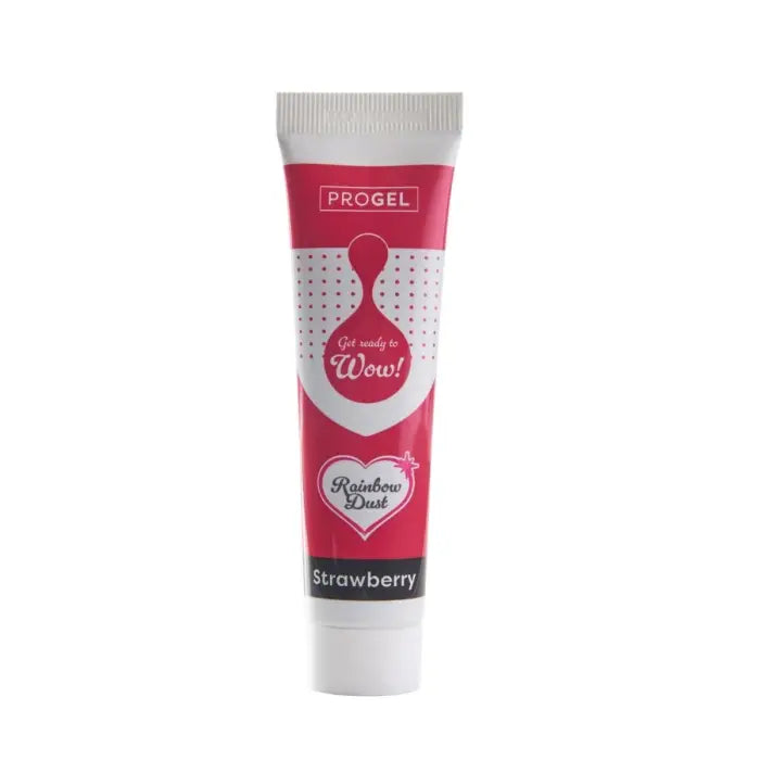 Rainbow Dust Progel Gelfarben je 25g - Strawberry - Lebensmittelfarben Sugar Sweet Kitchen